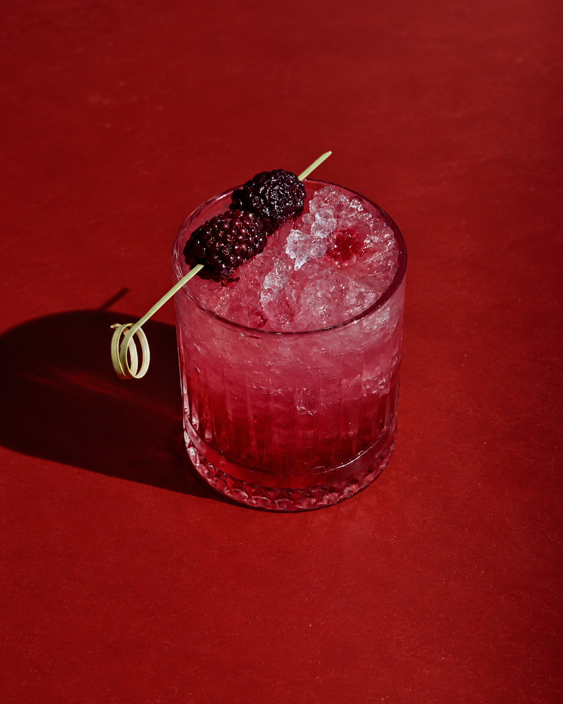 Bramble cocktail at Grafika
