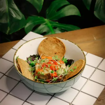 Baked vegetable salad