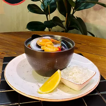 Tom Yum with seafood